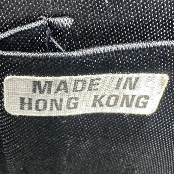 Vintage Handbag 1970s Floral Tapestry Evening Purse Gold Chain Strap Hong Kong - Picture 6 of 12